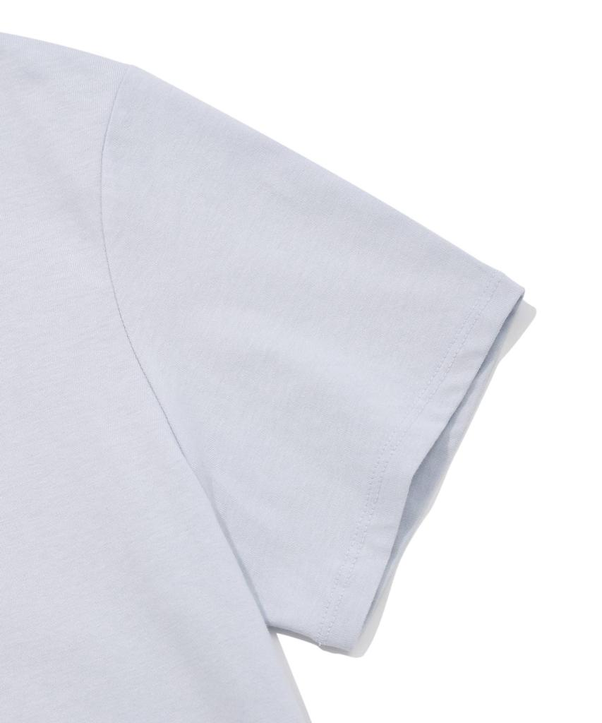 COVERNAT WOMAN Arch Clover Heart T-Shirt Light Blue