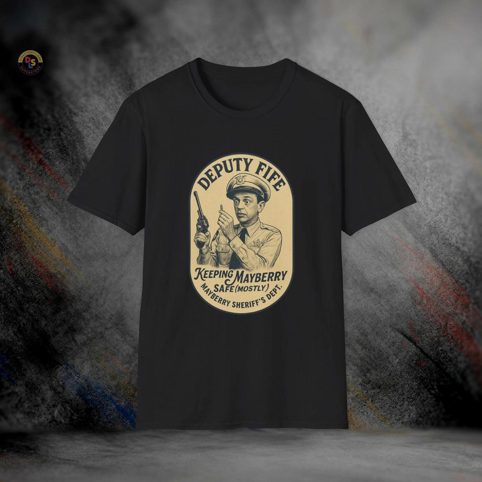 Deputy Fife Mayberry Andy Griffith Show T-Shirt | Softstyle Tee L