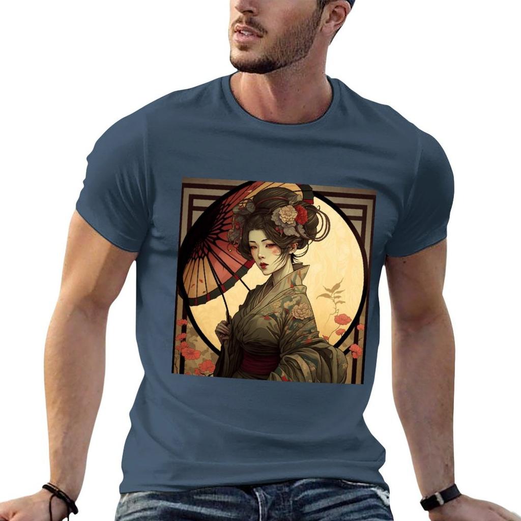 Greatness Geisha TShirt Large Size Casual Tee Shirt
