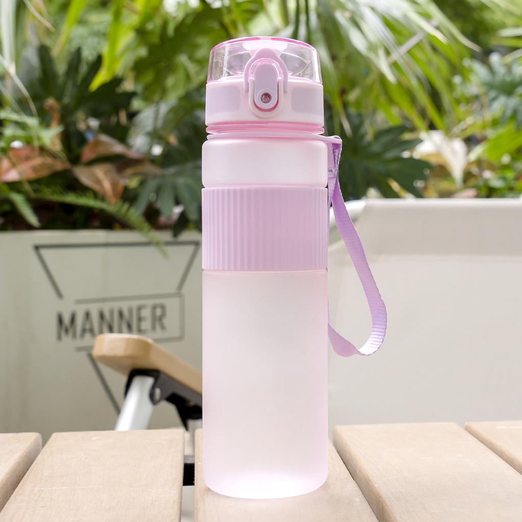 Water bottle summer matte sports water cup high value male and female students anti-drop large capacity portable kettle high temperature resistant cup