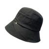 Bucket hat women's new spring and autumn temperament casual versatile sunscreen sun hat outdoor plain face cover basin hat