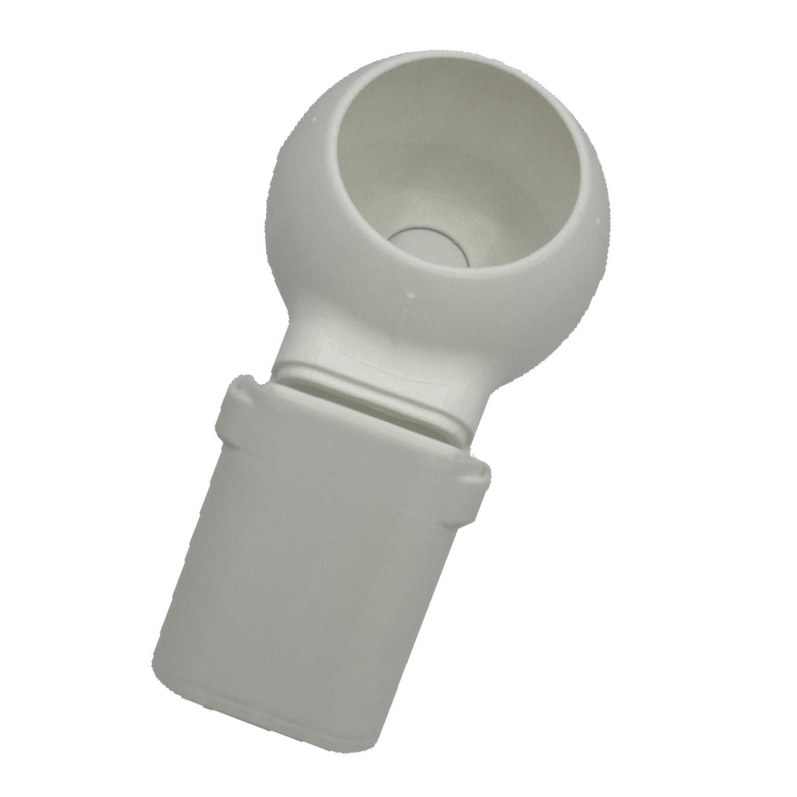 

Универсальный многоразовый пылесборник для электроинструмента для крепления к бутылке, предотвращает беспорядок во время сверления, пластиковая конструкция белый