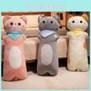 Plush Bib Cat Toy Long Pillow Cartoon Stuffed Doll Decoration Kids Cute Gift