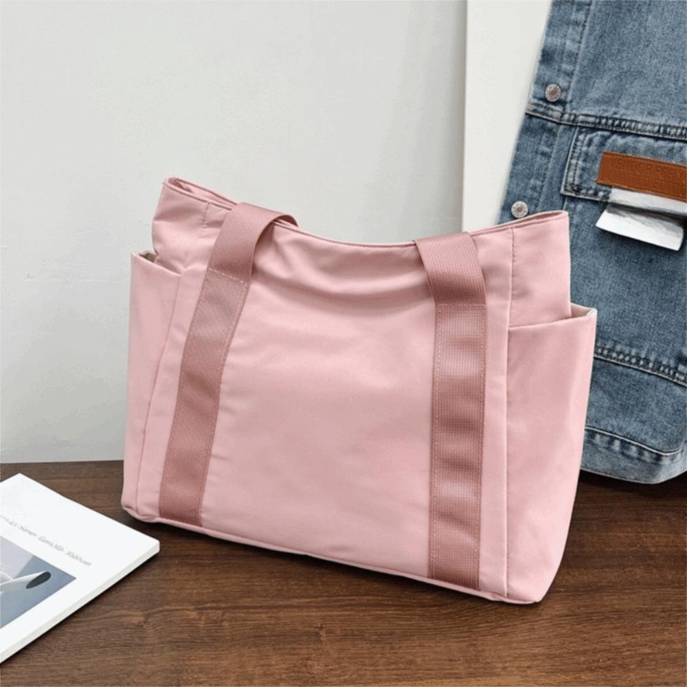 Jednokolorowa Torba na Ramię Duża Pojemność Torba Podróżna Wytrzymała Damska Torba Tote Podróż