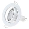 1/10PCS Modern Recessed Downlight Lamp Frame, GU10 MR16 Ceiling Spot Light Black White Nickel Round Spotlights Cut-Out 70mm