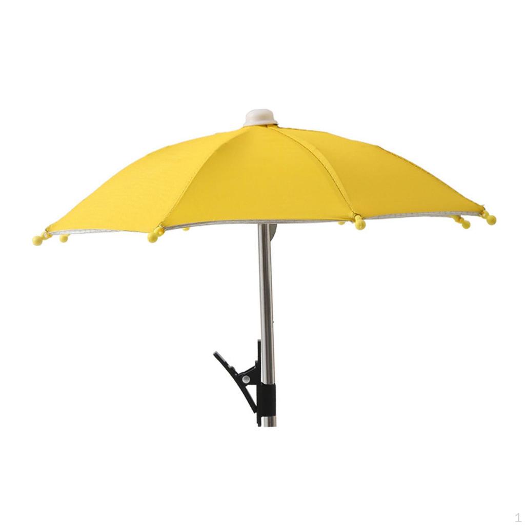 Mobile Umbrella, Universal, Heatresistant Sun Protection for Summer Holidays, Motorcycles, Bicycles