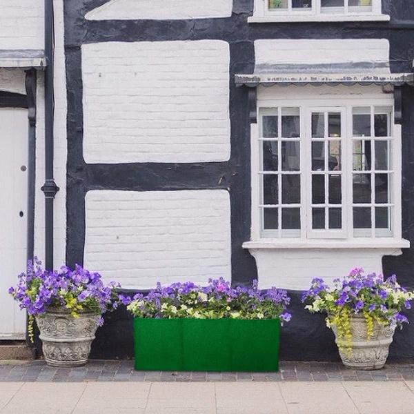 1/2/3 PCS Planting Grow Bag Rectangle Plant Bed Elevated Vegetable Box Fabric Garden Bed Breathable Planting Container Grow Bag Planter Pot