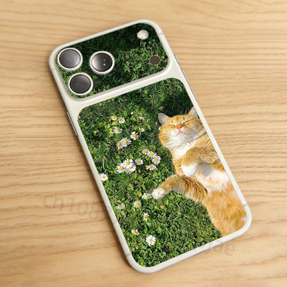 

Funny Animal Cat For iPhone 17pro/Max Full body Back Cover Decal Skin Colorful Rear Protective Sticker Film iPhone17pro