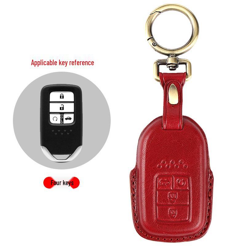 

Genuine Leather Key Case for Honda Accord, Civic, Fit, Breeze, Avancier - 10th Gen