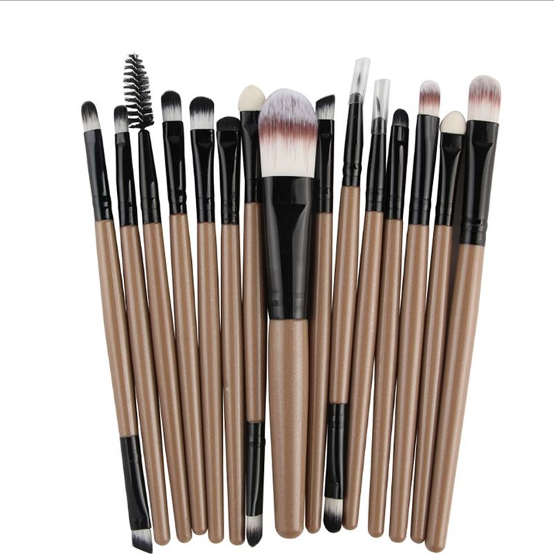 LAMUSELAND 15 Pcs/Set Makeup Brush Face Brush Make Up Tool