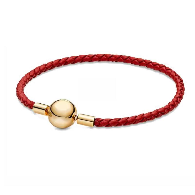 925 Sterlingové stříbro 1719 21cm Pozlacený Srdcovitý Vločka Láska Luxusní Přívěsek Náramek Pro DIY Korálky Přívěsky Dámské Šperky