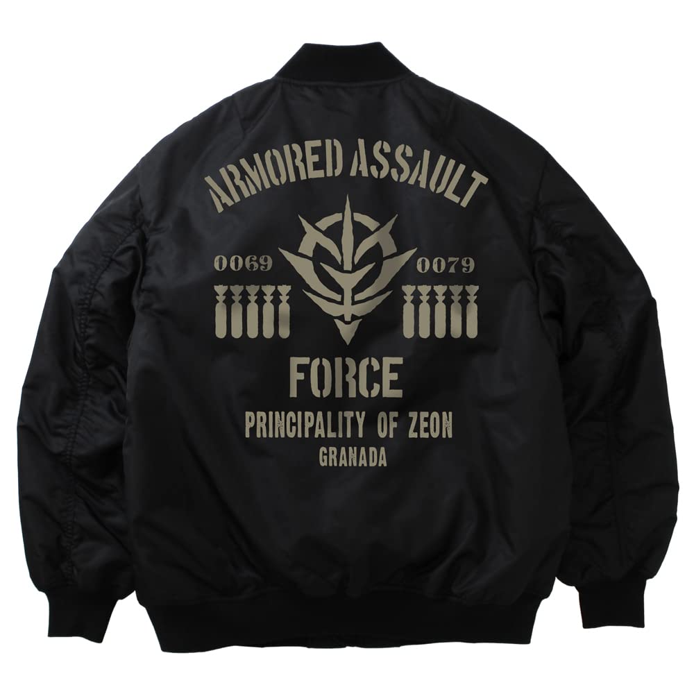 COSPA Mobile Suit Gundam Zeon Mobile Assault Force MA-1 Jacket BLACK Size M