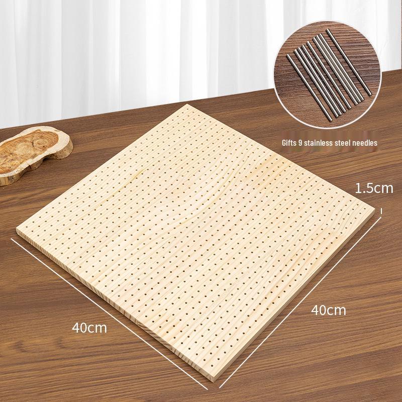 Hexagonal Flower Yarn Crochet & Knitting Board - Handmade Tool for Shaping Granny Squares
