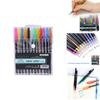 Grundläggande Färgmarkörset Med 48 Fluorescerande Pennor För Elevers Konstprojekt Och Klotter