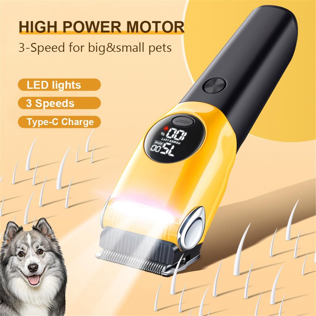 New Professional Dog Clipper Pet Hair Trimmer Cat Shaver Animal Foot Grooming Kit Hair Cutting Machine for Sheeps Rabbits