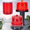 OLOMM Solar Powered LED Warning Strobe Light