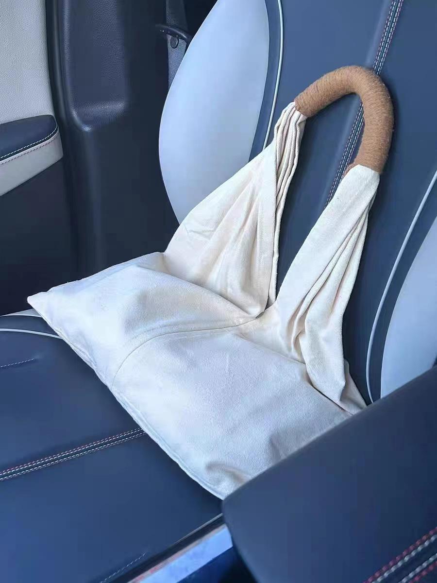 

Simple solid color literary canvas bag women s 2025 summer niche handbag casual cloth bag large capacity tote bag