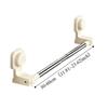 Wall-Mounted Suction Cup Towel Rack Strong Suction Rotatable Retractable Towel Bar Waterproof Space Saving Hanging Towel Holder