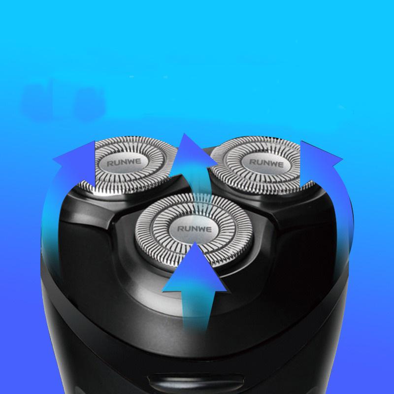 Ηλεκτρική Ξυριστική Μηχανή Ξυρίσματος Άνδρες 3D Κινητή Φόρτιση Μαχαίρι Γενειάδας Ανδρική Ξυριστική Μηχανή Τριών Λεπίδων Εργαλείο Αποτρίχωσης Ανδρική Κουρευτική Μηχανή