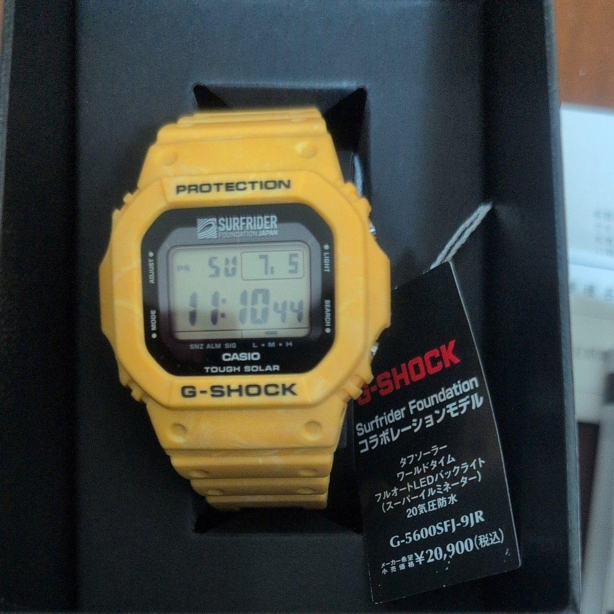 Used G-SHOCK SURFRIDER FOUNDATION JAPAN G-5600SFJ-9JR Yellow