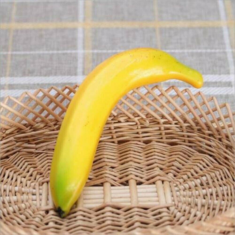 Set Artificial Bananas Table Display Wedding Decor 20cm