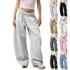Women's Casual Color Straight Leg Sweatpants with Pockets for Everyday Wear