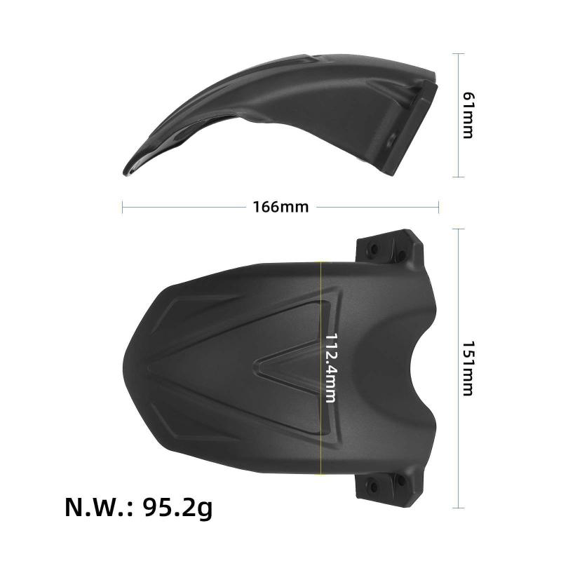 1 garde-boue de rechange anti-éclaboussures pour roue de trottinette électrique Kugoo Kirin Kukirin G2 Master (avant ou arrière)