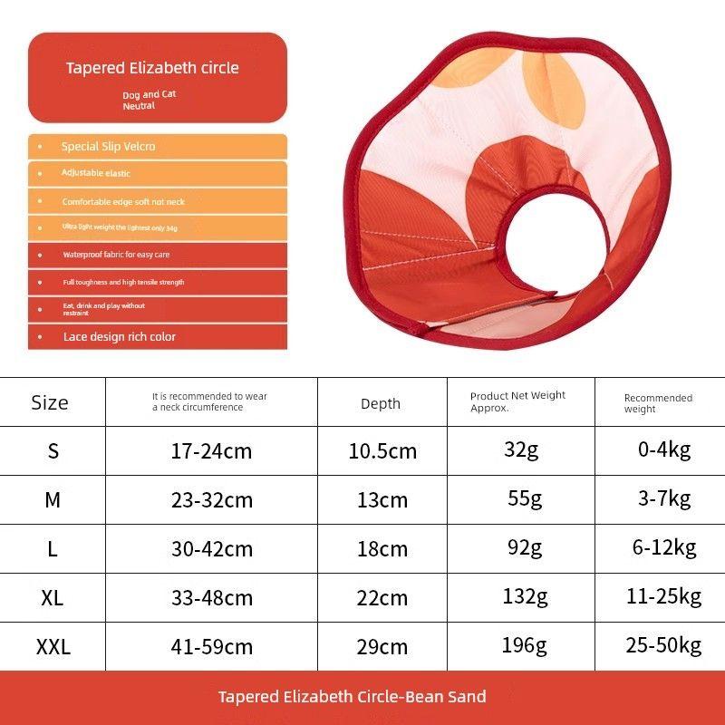 

Hidream Собака Елизаветинский Воротник Кошка Стерилизация Накладка на Голову Защита от Лизания Воротник Большая Собака Накладка на Голову Товары для Питомцев S-small Bean Sand-Tapered Elizabeth Circle