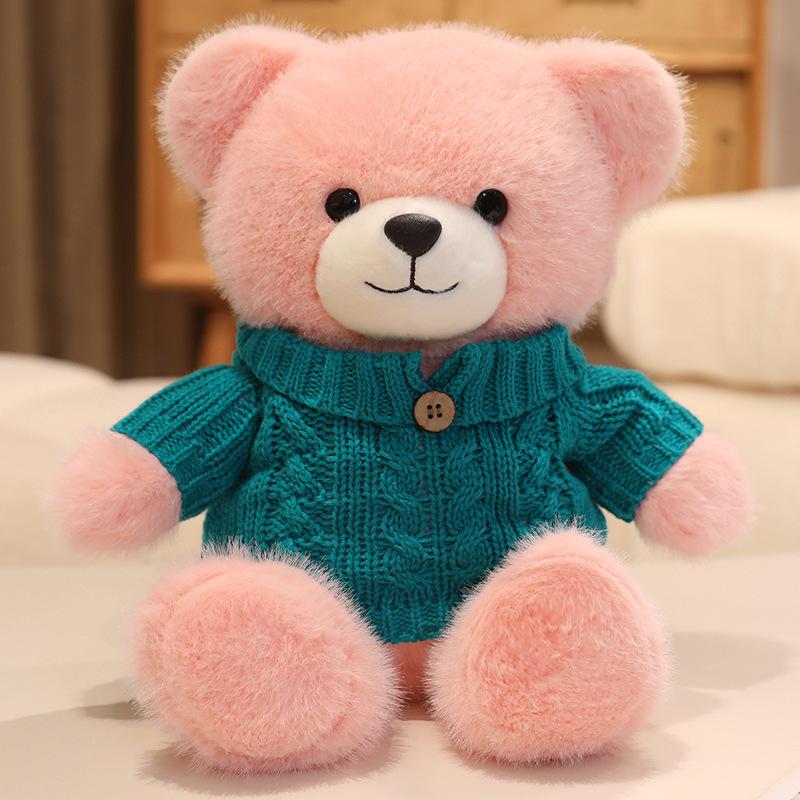Teddy bear plush toy bear doll creative variety sweater bear doll rag doll for girlfriend birthday gift