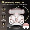 Bluetooth Wireless Earbuds [2025 Bluetooth Earbuds] Bluetooth 5.3 ENC Noise Cancelling, 80 Hours of Playback, IPX7 Waterproof, Ear Hook Design, Auto