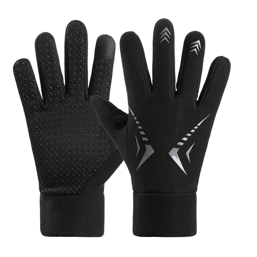 Warm Gloves for Men Outdoor Cycling Sports Windproof Waterproof Non Slip Touch Screen Mountaineering Motorcycle Autumn and Winter Gloves