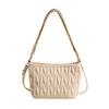 Autumn and winter high-end messenger small bag women's new pleated rhombus chain bucket bag shoulder handbag