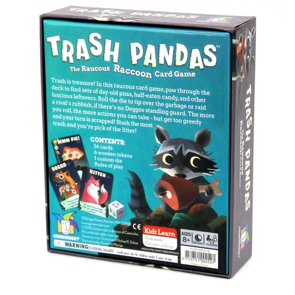 Trashpanda Garbage Bear Rodinná párty Birthday Party Strategická hra pro rodiče a děti