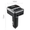 C65 Car Bluetooth-compatible FM Transmitter with Dual Type-C Port PD 30W Fast Charging Adapter