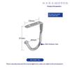 Ceiling Hooks Heavy Duty Iron High Load Bearing Hangers for Kitchen Garage Camping Gear Storage