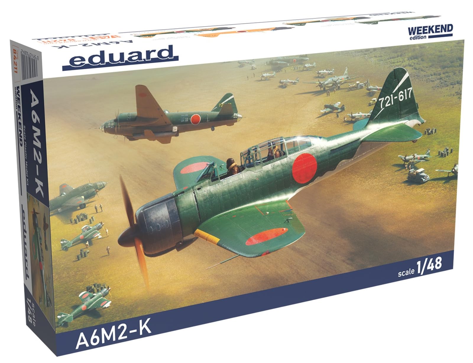 Eduard Weekend Edition Япония Пластиковая модель EDU84211 1/48 A6M2-K (Самолет)