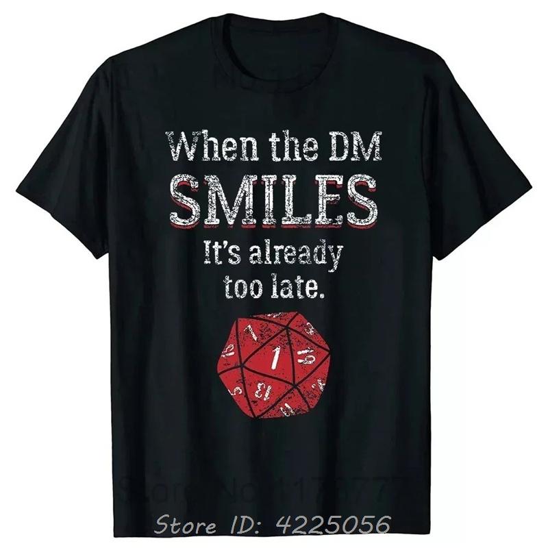 Retro Vintage Roll For Concentration Tshirt Funny Gamer Dm Rpg Dice Dragon T Shirt Streetwear Oversized Tshirt