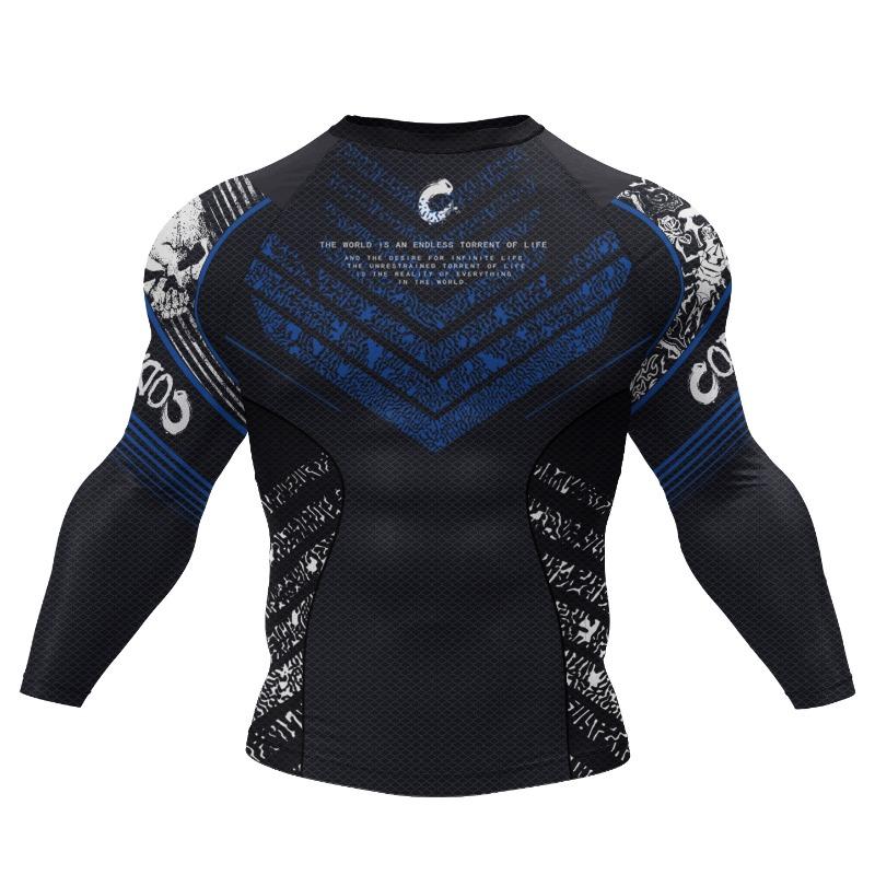 Men Cody Lundin MMA T-shirt 3D Printed Bjj Boxing Sport Tops Long Sleeve Rash Guard Jiu Jitsu Shirts Kickboxing Fitness Jerseys