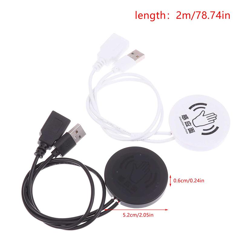 Penetrable Wooden Partition Touch Sensor Led Light Switch Hand Sweep Dimmable Touch Dimmer For Mirror Cabinet Shelf Lamp
