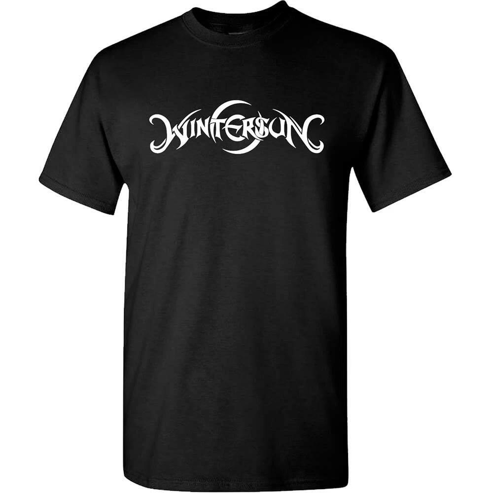 Wintersun Logo Sun Of Winter Black TShirt S