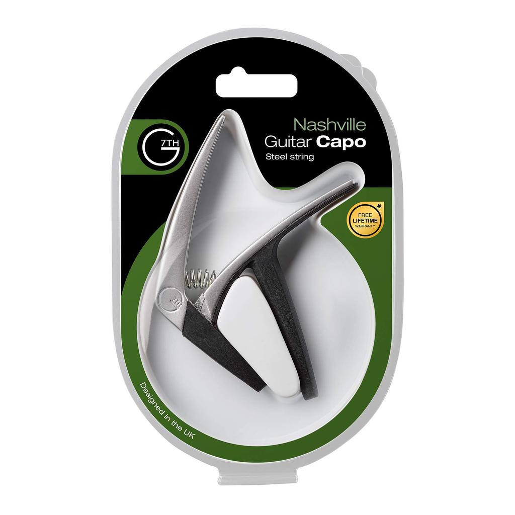 NASHVILLE G7TH CAPO Silver Capo for Folk Guitar [Officially Imported] 6-String