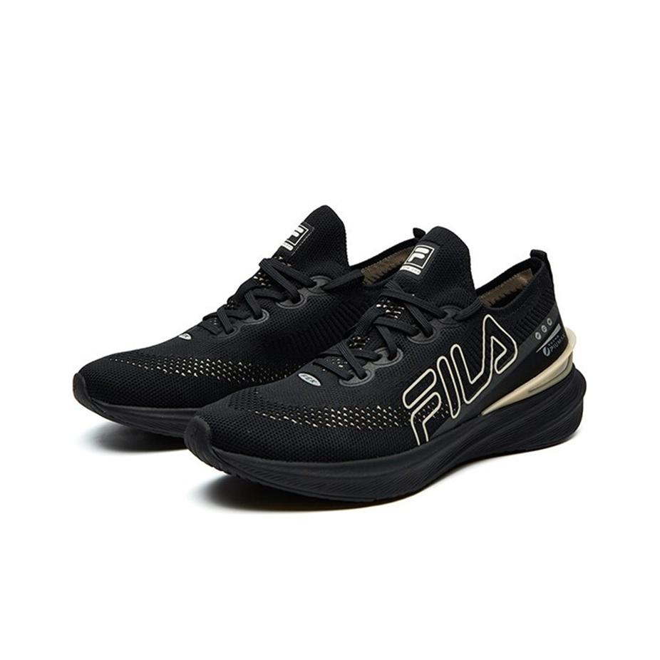 FILA Athletics Vola 200 Sport Simple Fabric Low-Top Marathon Running Shoes Women sneaker Black A12W112202FBK