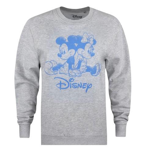 Disney Womens/Ladies Mickey & Minnie Mouse Sketch Sweatshirt