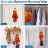 Plastic Wig Hanger Stand White Wigs Drying Stand Hanging Wig Stand  for Multiple Wigs