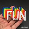 Text Stickers For Clothes Applications Sewing Patch Anime Clothes Patches Embroidery Patch Cartoon Ironing Applications