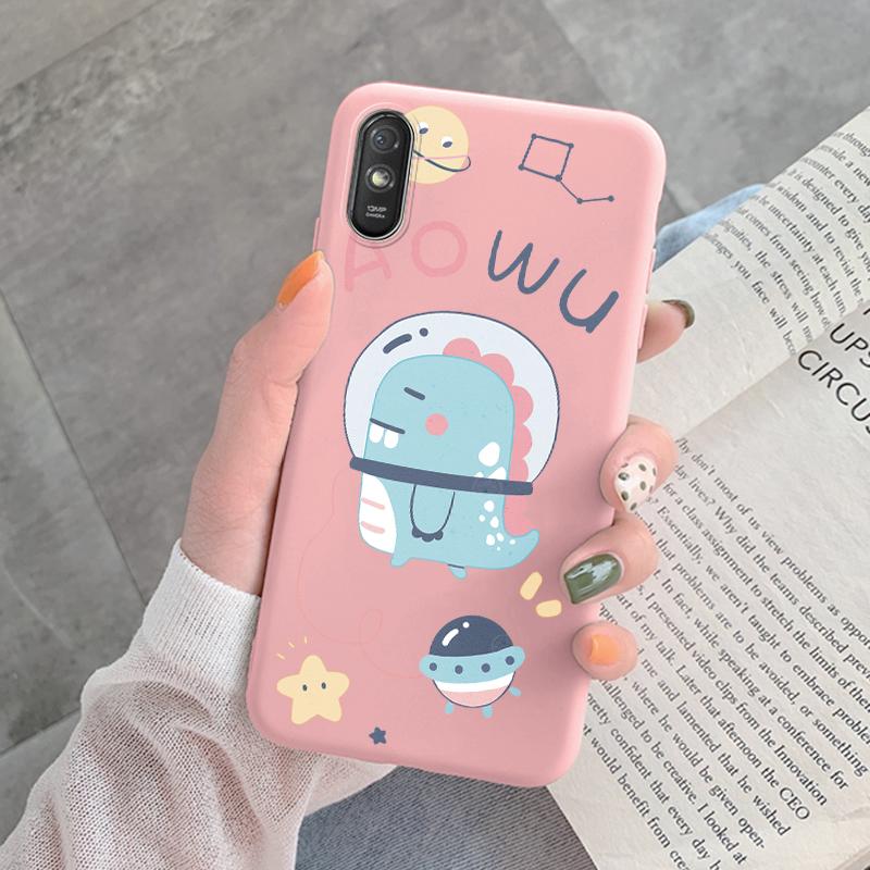 For Redmi 9AT 9A 9at Back Cover Protective Case Soft Silicone Cute Cartoon Cat Frog Funda Phone Case For Xiaomi Redmi 9C 13C 14C
