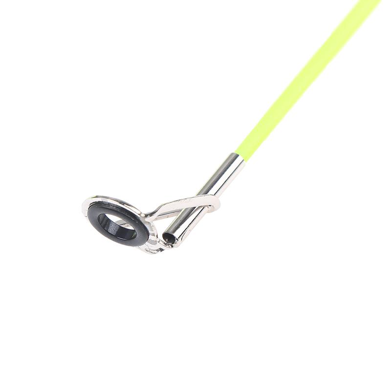 5Pcs 42Cm Boat/Raft Rod Tip Spare Tail Fiberglass Refit Replacement Fishing Rod Tip With Top Ring Fishing Gear Accessories