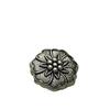 10pcs Beautiful Flower Buttons 18mm Classical Flower Metal Shank Buttons Sweater Blouse Sewing Accessories