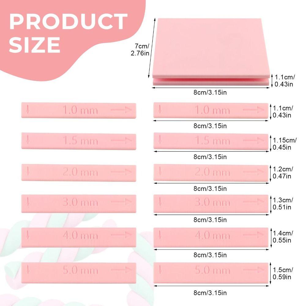 Plastic Clay Hoop Earring Tool 12 Sliders Clay Strip Shape Maker Home Crafting
