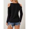 Spring And Autumn New Women'S Versatile Long Sleeve Daily Business Commuter Elegant Comfort Sexy Bottom Shirt Top